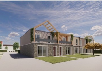 Champcueil (91) — promotion de 12 maisons neuves (perspective 3D)